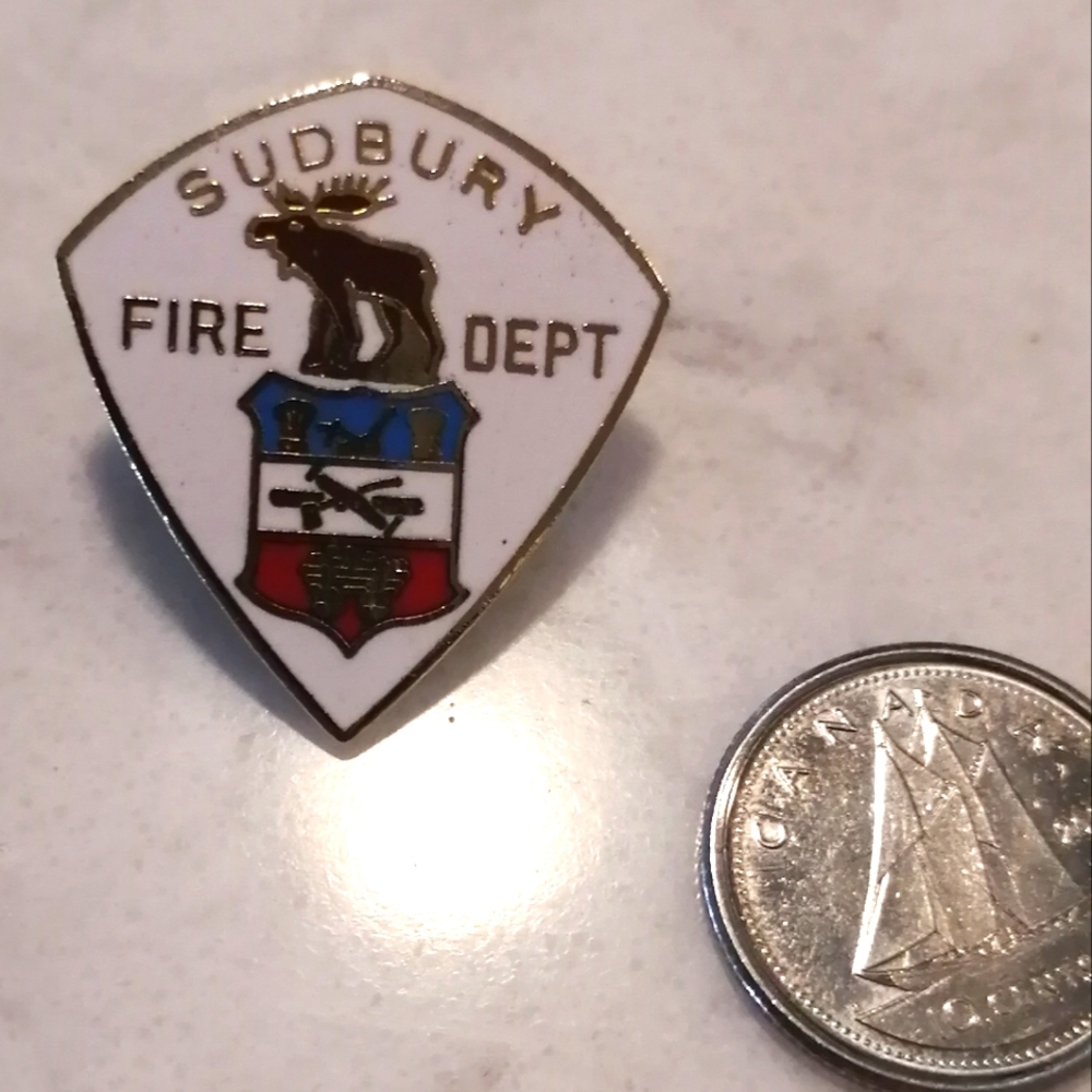 Sudbury fire department pin